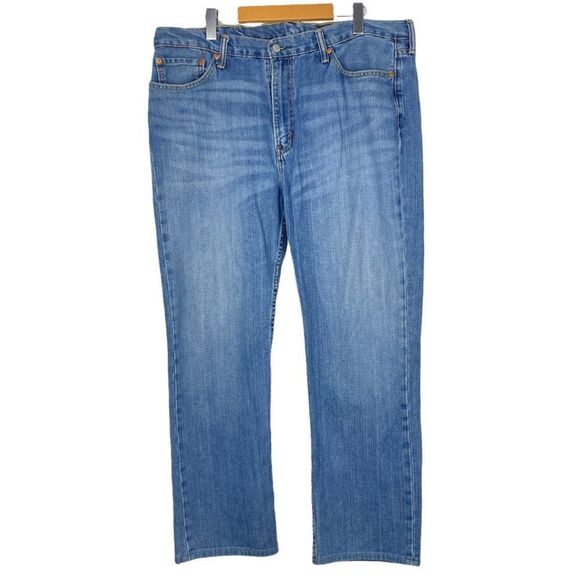 LEVI'S MEN'S Blue Medium Wash 514 Straight Leg Denim Jeans US 40 X 32 - Picture 1 of 12
